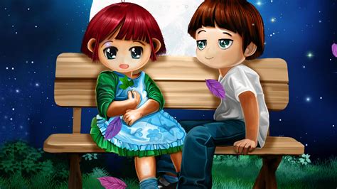 animated love couple images